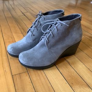 Dansko Renee Lace Up Wedge Booties